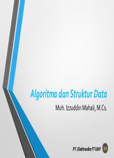 Algoritma dan Struktur Data